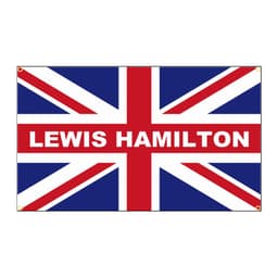 image-90x150cm 3x5FTS Lewis Hamilton on British Flag