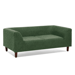image-Pet sofa with backrest and armrests, modern rectangular pet sofa suitable for small and medium dogs, soft cushion comfortable dog sofa,-OLIVE GREEN