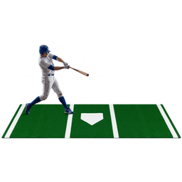 image-Softball Pitching Mat - 10ft x 3ft Green Artificial Turf Training Aid