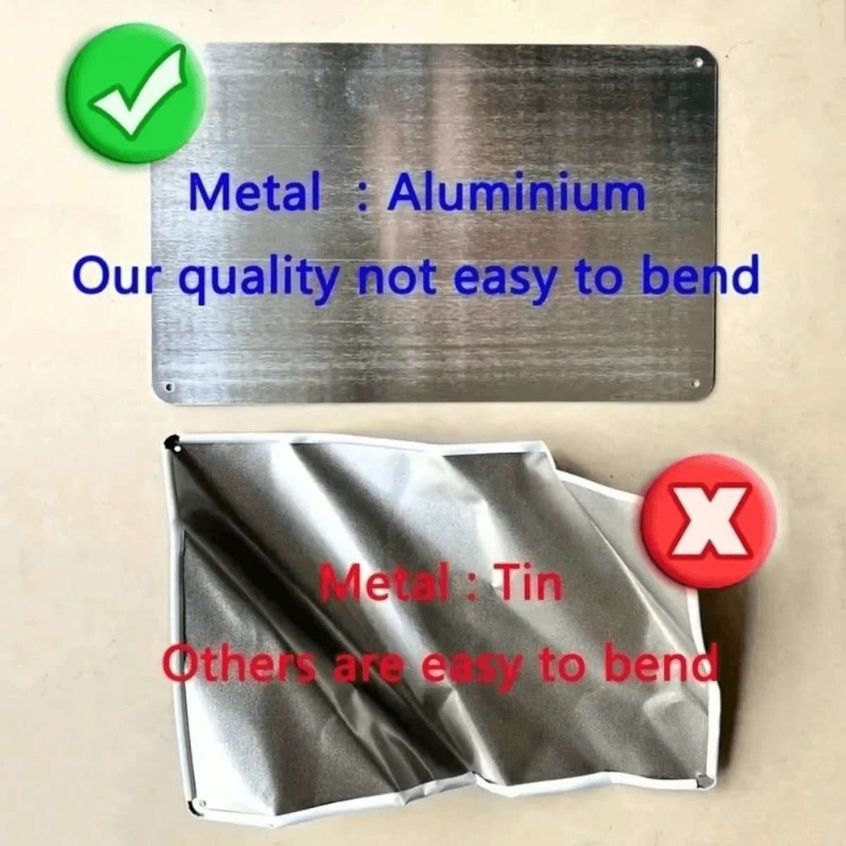 image-CIFbuy Metal No Parking Sign Outdoor Use Essential Reflective 8"x12"