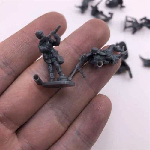 image-12pcs Soldier Set - Movie & TV Theme - Durable Plastic - 1:72 Scale Figures