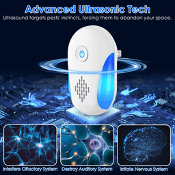 image-6 Pack Ultrasonic Pest Repeller, Operation Pest Wide Coverage Dual-Frequency Pest Control for Home Apartment Hotel Office Kitchen