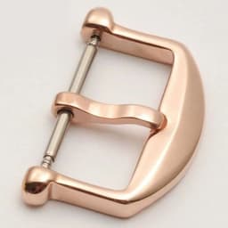 image-18mm Stainless Steel Watch Buckle - Durable Pin Clasp for Traditional Watches