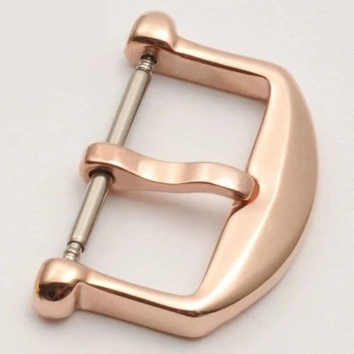 image-18mm Stainless Steel Watch Buckle - Durable Pin Clasp for Traditional Watches