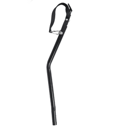 image-2-in-1 Bike Trailer Pushcart - Black with Waterproof Cover and Tow Hitch