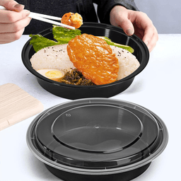 image-VINSANI 20pk ROUND 1 COMPARTMENT MEAL PREP CONTAINERS 1010493