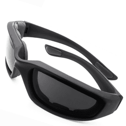 image-Motorcycle Sports Goggles - Grey Riding Glasses Wind Resistant Eye Protection Cycling Sunglasses