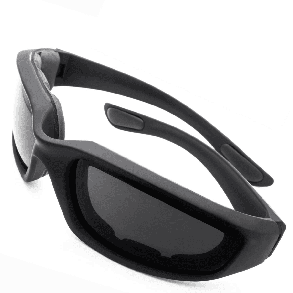 image-Motorcycle Sports Goggles - Grey Riding Glasses Wind Resistant Eye Protection Cycling Sunglasses