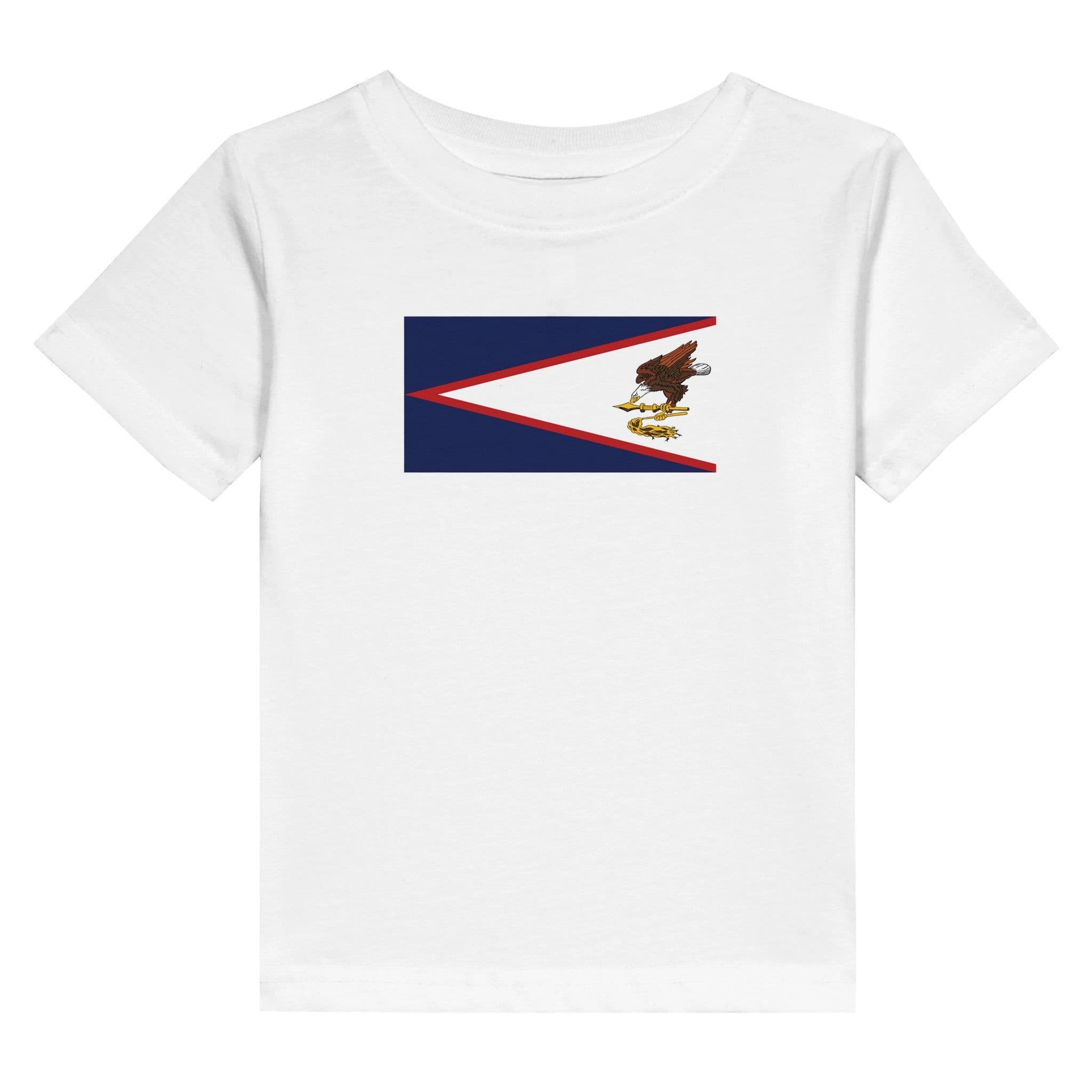 image-Drapeau des Samoa américaines - T-shirt en jersey de coton pour enfant