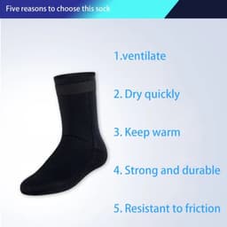 image-Non-Slip 3mm Neoprene Diving Socks Keep Marm Prevent Cuts Shoes Snorkeling Surf Swimming Warm Aqua Socks Beach Boots Beach