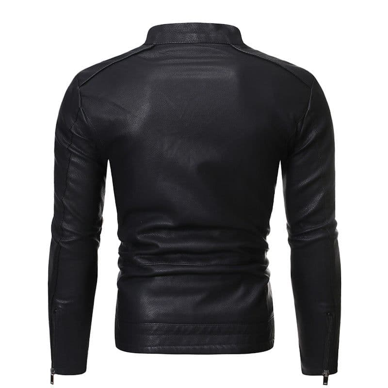 image-New European And American Men's Motorcycle Leather Jackets