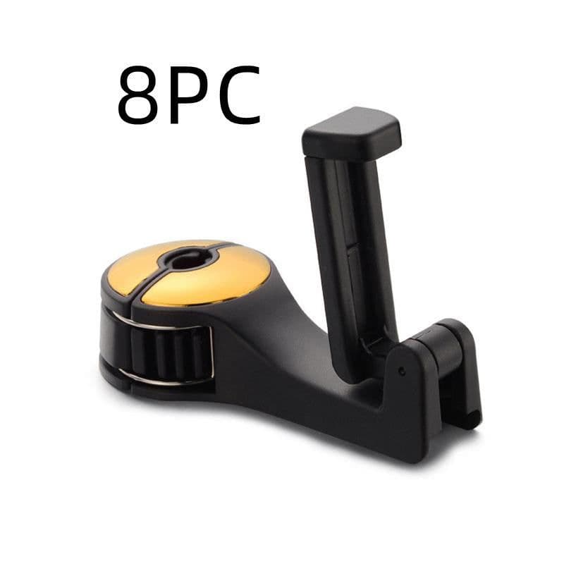 image-Car Headrest Hook Phone Car Holder Car Hanger For A4 B6 Seat Back Hanger Storage Hook Phone Holder Auto Fastener Clip