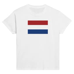 image-Drapeau des Pays-Bas - T-shirt enfant classique ras du cou