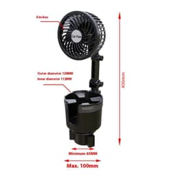 image-Supplies Car Water Cup Holder Fan