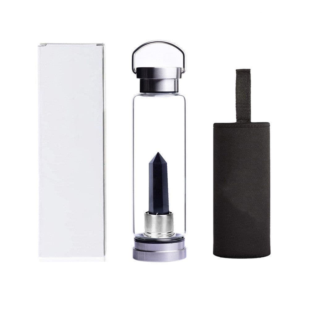 image-Energy Stone Water Bottle Glass Sports Water Cup Kettle
