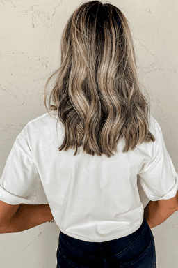 image-White Hippity Hoppity Graphic Loose Tee