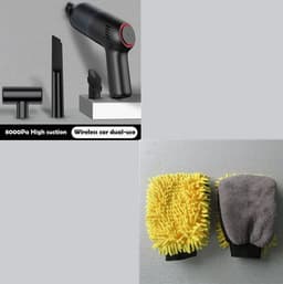 image-Mini Fashion Car High-Power Car Vacuum Cleaner