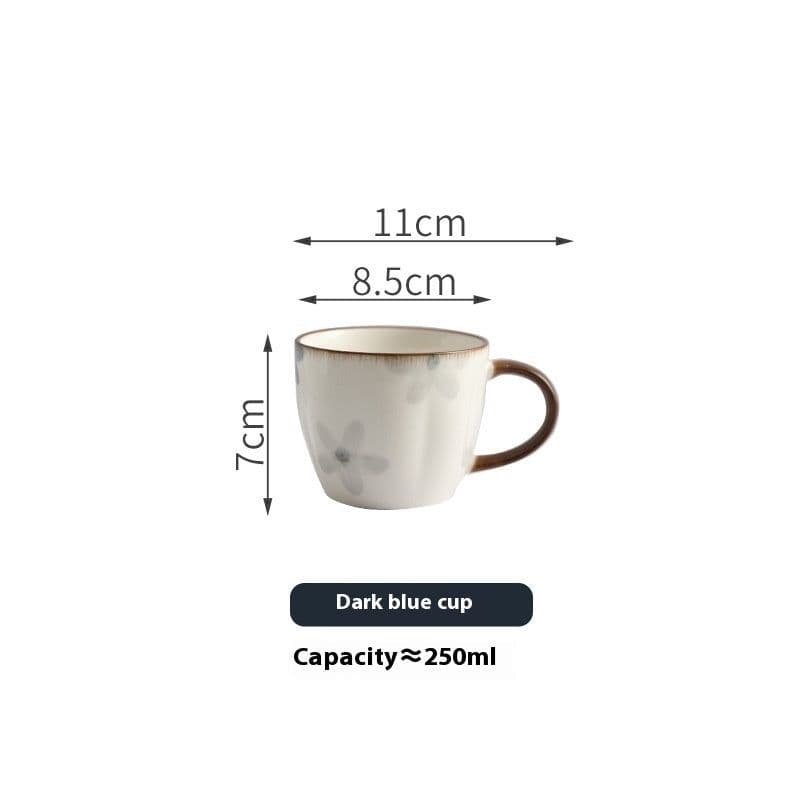 image-Underglaze Cup Suit Household Living Room Water Cup Water Pot Tea Set