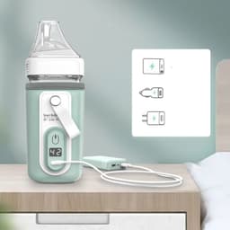 image-Baby Milk Bottle Insulation Artifact Constant Temperature Heating Pigeon Baby Bottle Insulation Cover Night Milk Adjusting Milk