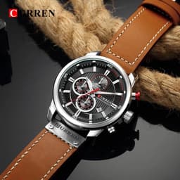 image-CURREN Fashion Date Quartz Men Watches Top Brand Luxury Male Clock Chronograph Sport Mens Wrist Watch Hodinky Relogio Masculino