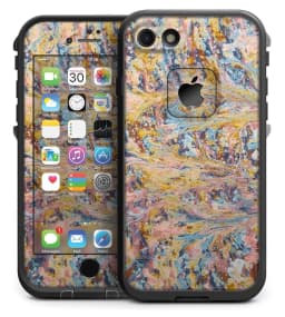image-Abstract Wet Paint Color Paradise - iPhone 7 LifeProof Fre Case Skin