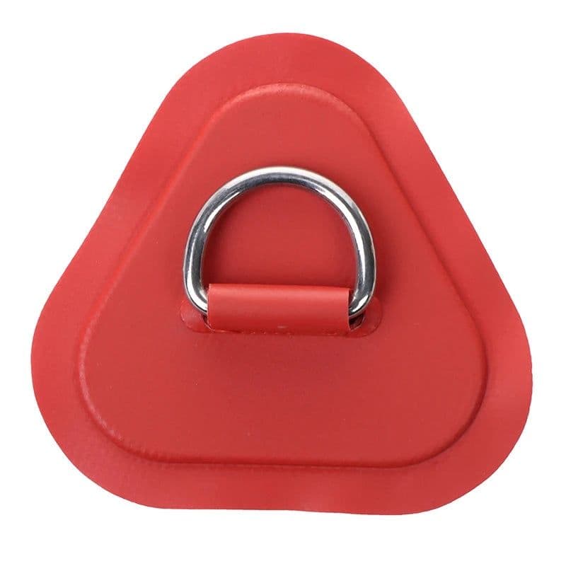 image-1Pc Surfboard Dinghy Boat PVC Patch Stainless Steel D Ring Deck Rigging Rope Ring Buckle Kayaking Inflatable Boat Accessories