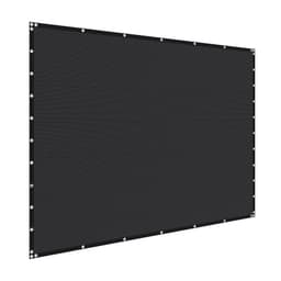 image-VEVOR 90% Sun Shade Cloth, 10 x 12 ft Pergola Shade Cover with Stainless Steel Grommets, Sun Shades Canopy Privacy Screen with 140 GSM HDPE Material, for Outdoor, Patio, Garden, and Backyard (Black)