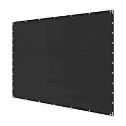 image-VEVOR 90% Sun Shade Cloth, 10 x 12 ft Pergola Shade Cover with Stainless Steel Grommets, Sun Shades Canopy Privacy Screen with 140 GSM HDPE Material, for Outdoor, Patio, Garden, and Backyard (Black)