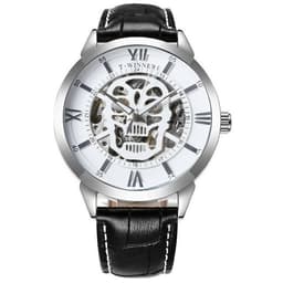 image-Automatic Mechanical Watch For Men With Leather Band