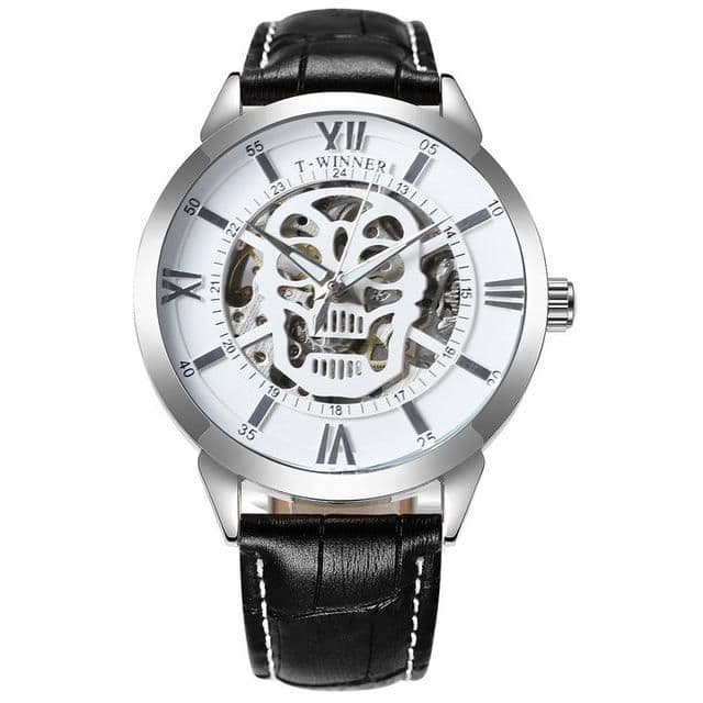image-Automatic Mechanical Watch For Men With Leather Band