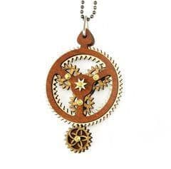 image-Kinetic Planetary Gear Necklace 6003B