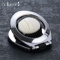 image-Egg cutting artifact egg cutter stainless steel fancy egg splitting multi-functional preserved egg splitting kitchen household egg opening
