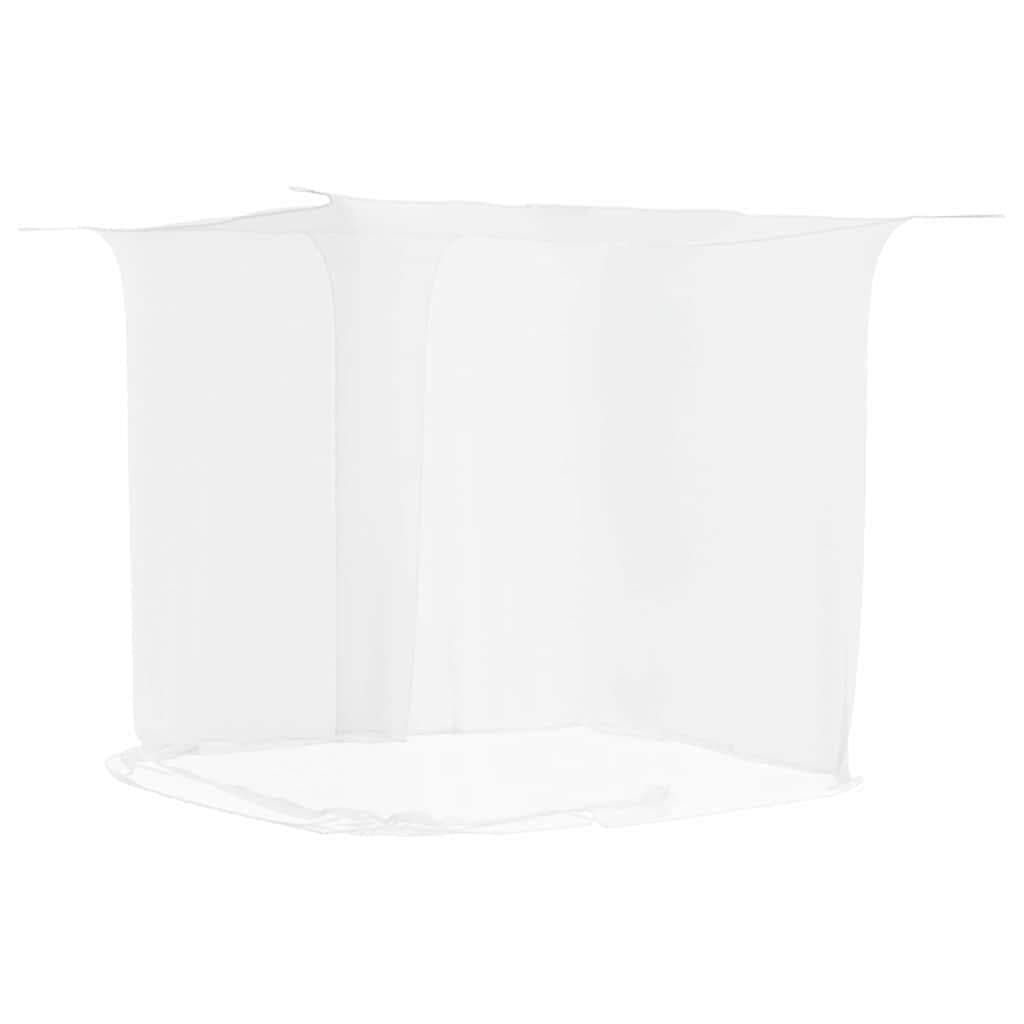 image-vidaXL Hanging Mosquito Net 156 Mesh White 86.6x39.4x59.1"
