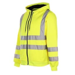 image-Hi Vis HV008 Hooded Zipper