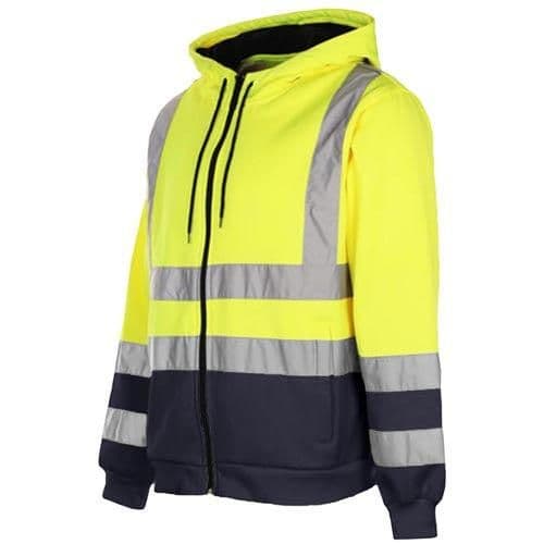 image-Hi Vis HV008 Hooded Zipper