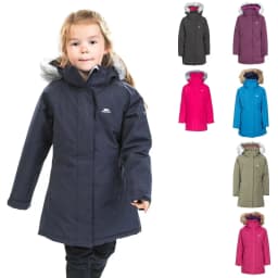 image-Girls Trespass Fame Waterproof Parka Jacket