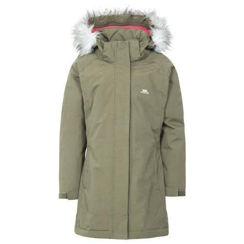 image-Girls Trespass Fame Waterproof Parka Jacket