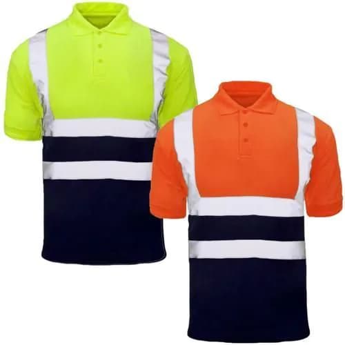 image-Hi Vis 2 Tone Polo Shirt - HV315