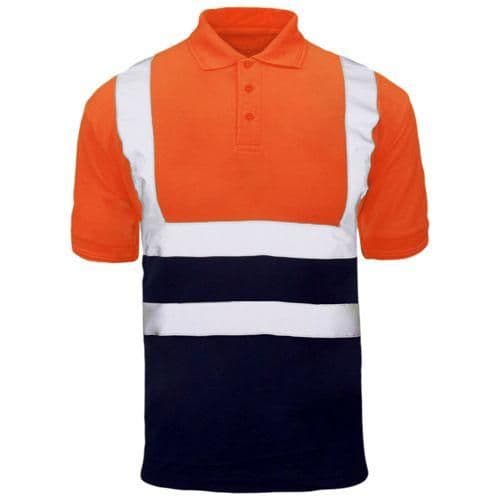 image-Hi Vis 2 Tone Polo Shirt - HV315