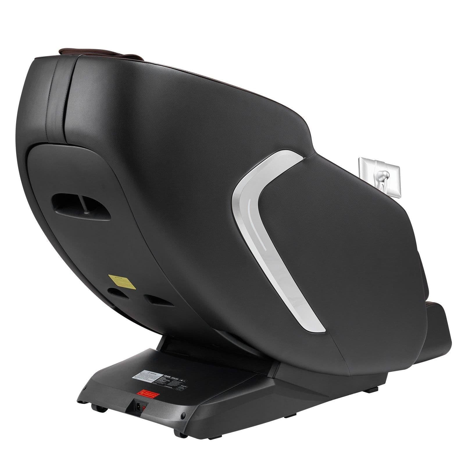 image-VEVOR Massage Chair, 4D Full Body Zero Gravity Recliner with SL Track, Yoga Stretch, AI Voice Control, Heat, Foot Roller, Retractable Pedal, 36 Airbags, LCD, Armrest Controls, Rolling Base