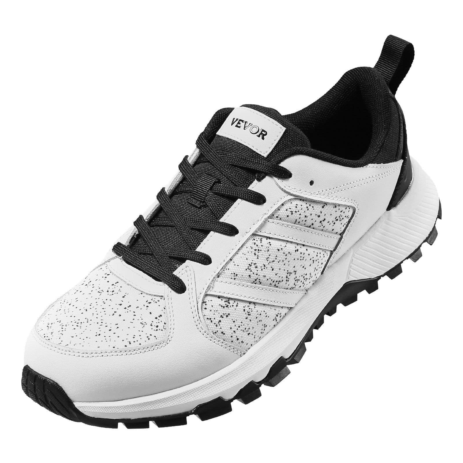 image-VEVOR Cross Training Shoes, M Width Sneakers US Size 12, Wide Toe Box Shoes with Arch Support & Adjustable Lace-up, Training Shoes for Running, Gymnastics, Dog Walking, and Weightlifting (White)