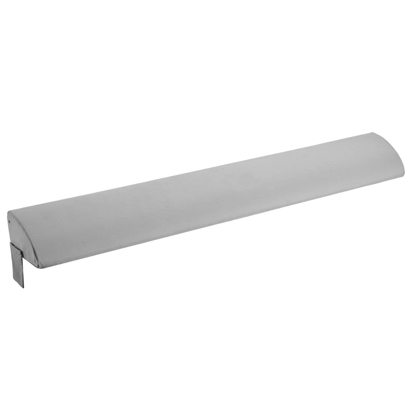 image-VEVOR Bed Wedge Pillow for Headboard, King Size, 76"x8"x6" Bed Gap Filler, Fill 0-5" Gap Between Headboard and Mattress, 25D Foam Mattress Wedge Headboard Pillow with Side Pocket, for Backrest, Gray