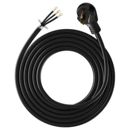 image-VEVOR 10 ft Dryer Power Cord, 3-Prong NEMA 10-30P Appliance Dryer Cord with Eyelet Connectors, 125V/250V, SDRT 10AWG/3C, 30A, Pure Copper Wire Cable with PVC Cable Tie, Ideal for Indoor & Outdoor Use