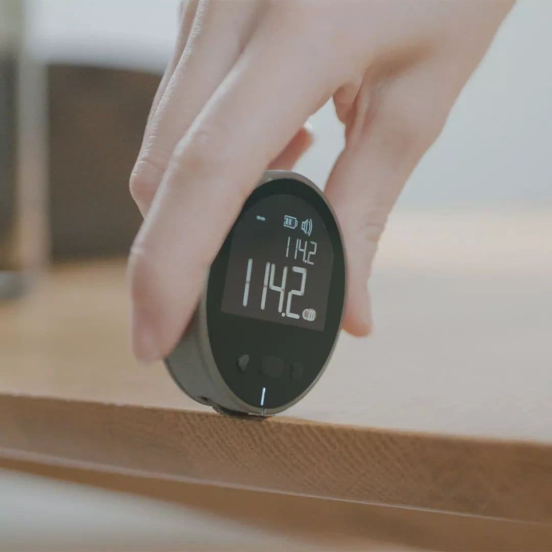image-Distance Measuring Instrument Electronic Measuring Ruler Tape Measure High Definition Digital LCD High Precision Electronic Measuring Ruler Tool