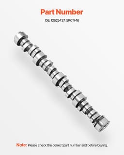 image-VEVOR Engine Camshaft, 12625437 SP011-16 Cam Replacement, Compatible with Norris trucks from 1999-2013 GM Gen3/4, LS Truck Engine 4.8L, 5.3L, 6.0L, and 6.2L