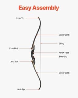 image-VEVOR Recurve Bow and Arrows Kit, 60 inch Wooden Takedown Bows, Right Handed Ergonomic Archery Recurve Bow Package, Longbow for Outdoor Target Training Practice Hunting, Beginners to Advanced, 50 lbs