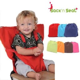 image-Portable all-in-one baby colorful dining chair with protective belt