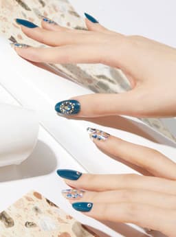 image-Korean Gel Nail Strips Nail decals All-In-One Kits