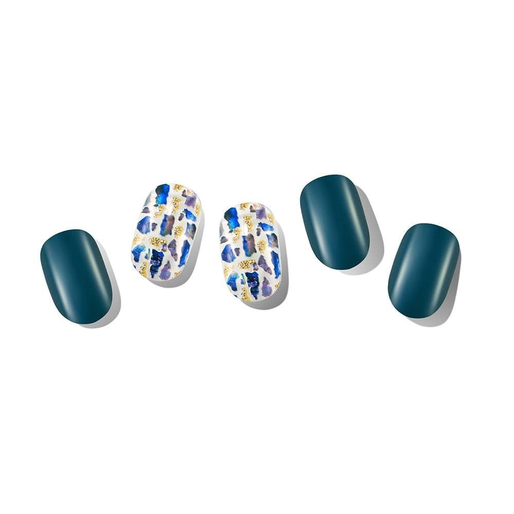 image-Korean Gel Nail Strips Nail decals All-In-One Kits