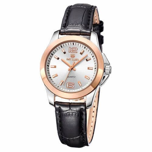 image-Quartz Steel Waterproof Casual Watch For Women